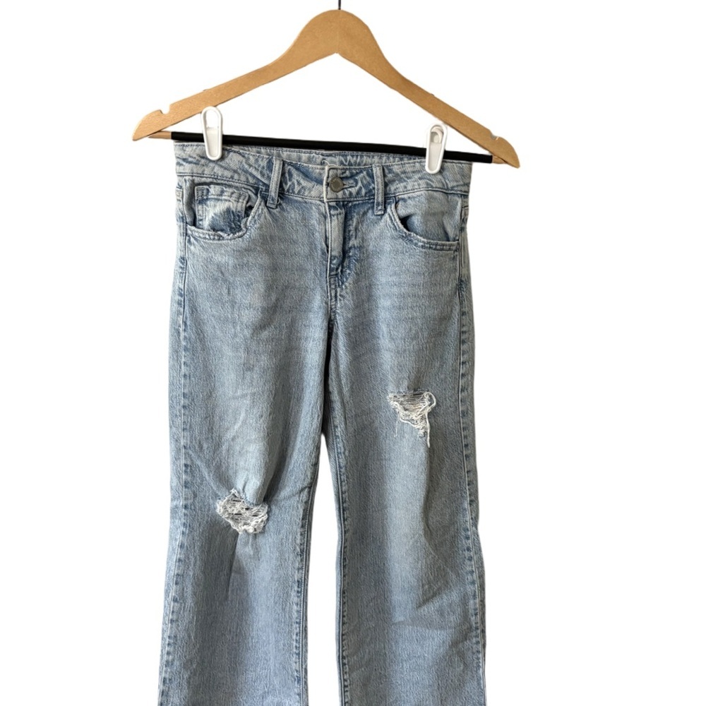 Art Class Light Blue Distressed Kids Jeans